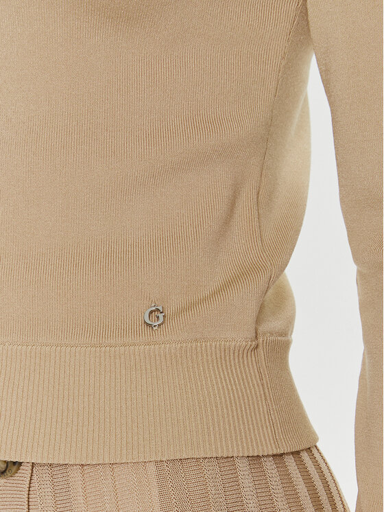 Guess Guess Svetr Sophie W4RR52 Z3D60 Béžová Slim Fit