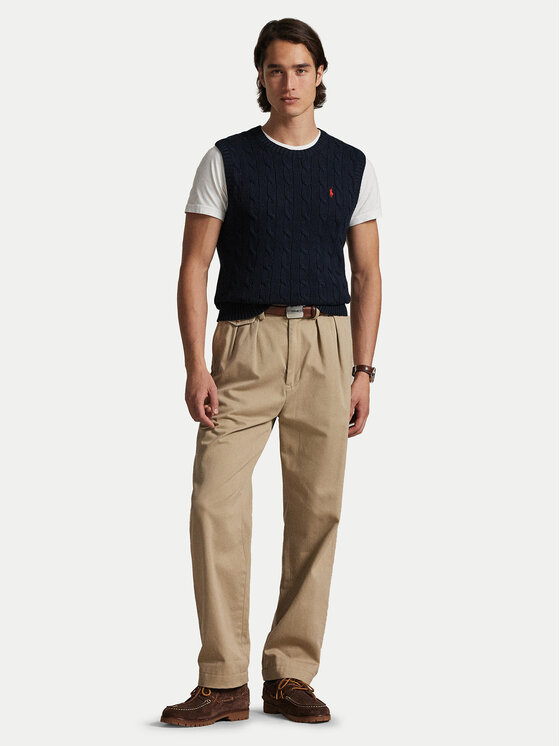 Polo Ralph Lauren Polo Ralph Lauren Πουλόβερ 710979113002 Σκούρο μπλε Regular Fit