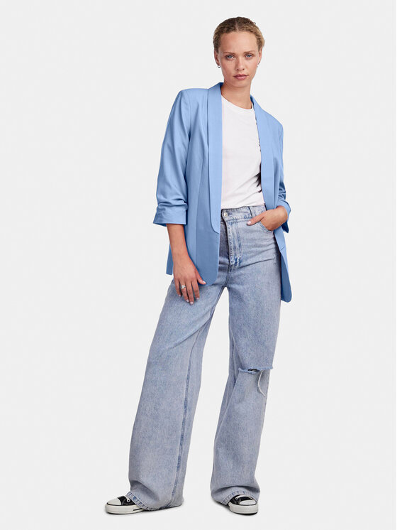 Pieces Pieces Sakko Bosella 17090996 Himmelblau Regular Fit