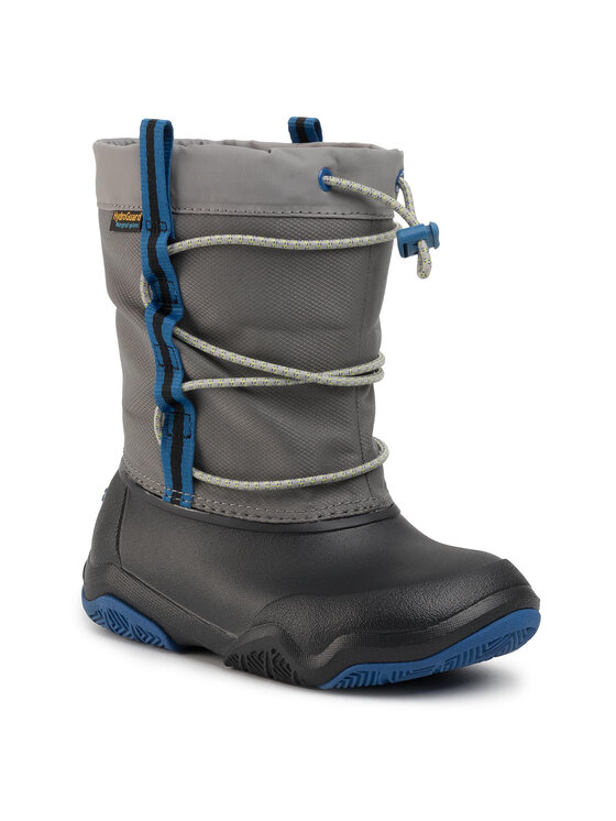 Crocs Crocs Škornji za sneg Swiftwater Waterproof Boot K 204657 Siva