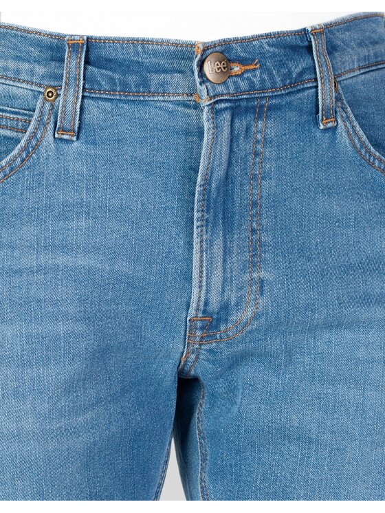 Lee Lee Jeansy Daren Zip Fly Niebieski Regular Fit