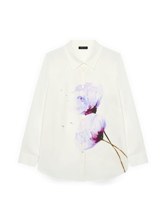 Fiorella Rubino Fiorella Rubino Camicia 5047T001389N011 Bianco A-Line Fit