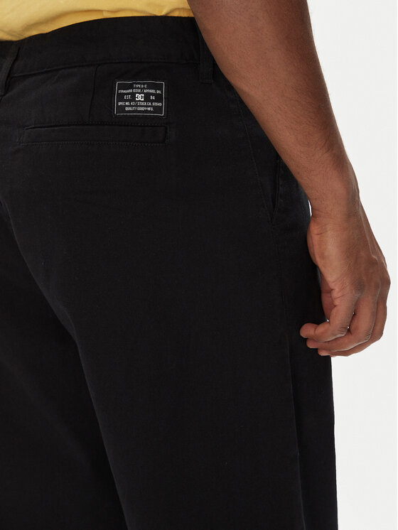 DC DC Chinosy Worker Baggy ADYNP03097 Czarny Baggy Fit