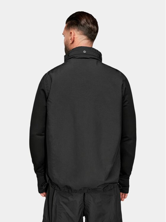 MADE BY SOCIETY MADE BY SOCIETY Kurtka anorak AVANTGARDE - H17771 Czarny Basic Fit