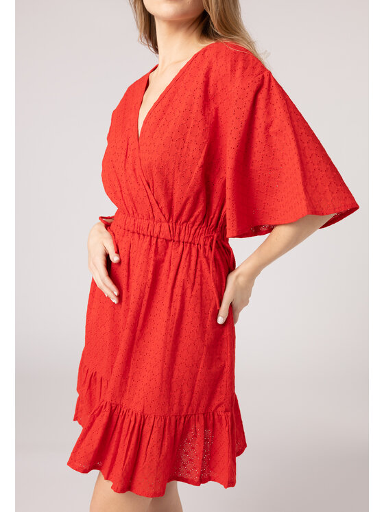 LAURELLA LAURELLA Každodenní šaty Laurella 4UL124601 Červená Regular Fit