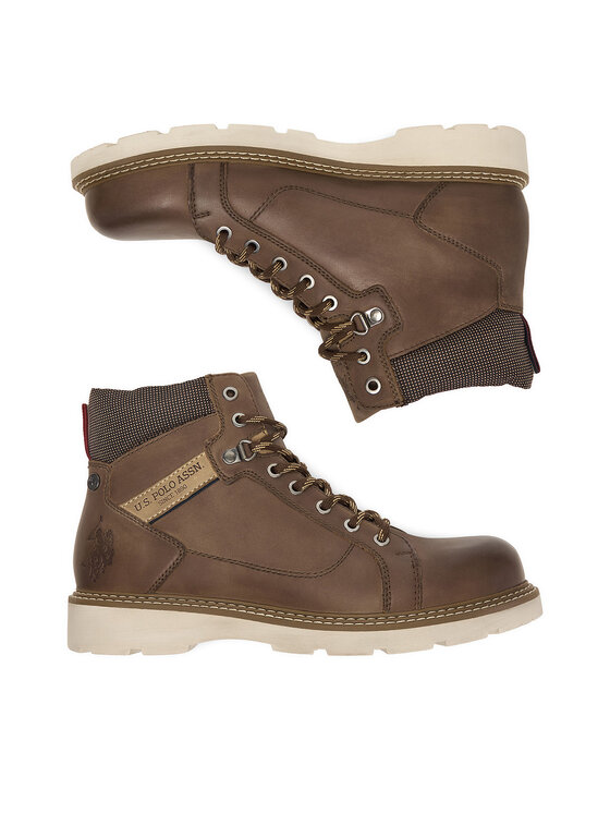U.S. Polo Assn. U.S. Polo Assn. Šnurovacia obuv EO-PATRIZ003M/ELN1 Hnedá