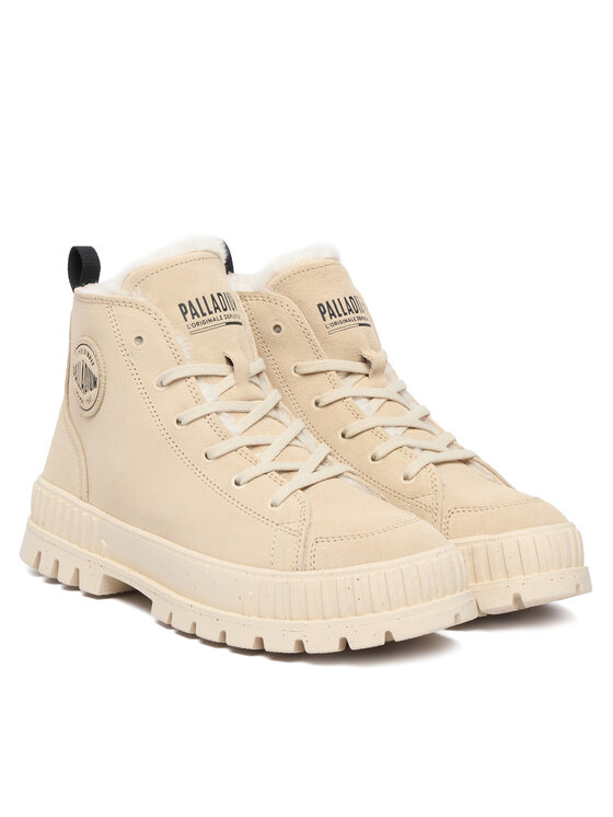 Palladium Palladium Schnürstiefeletten Pallashock Zip Warm 74353-210-M Beige