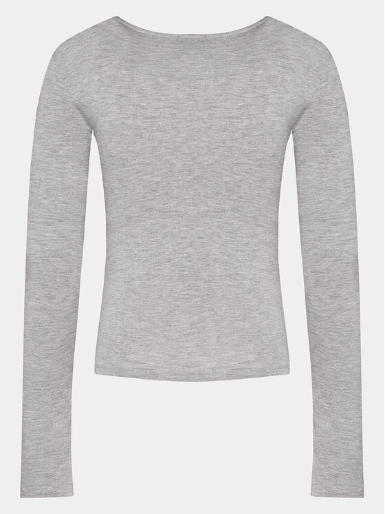 Gina Tricot Gina Tricot Majica Agnes 16981 Siva Slim Fit