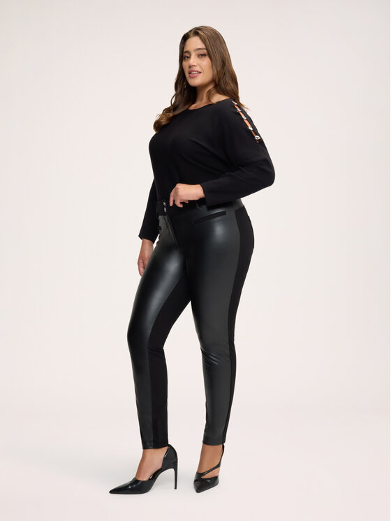 Fiorella Rubino Fiorella Rubino Pantaloni di tessuto P715L002519N033 Nero Skin Fit