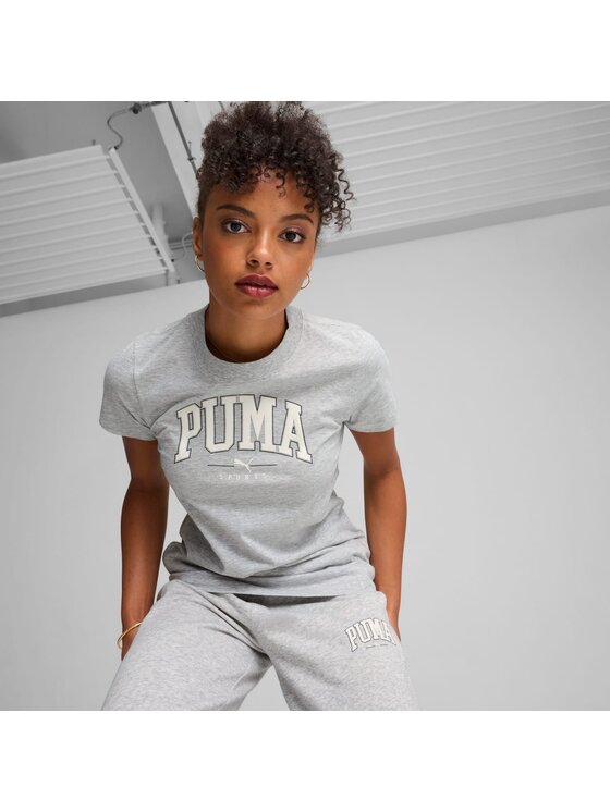 Puma Puma T-Shirt 681537 Szary Regular Fit