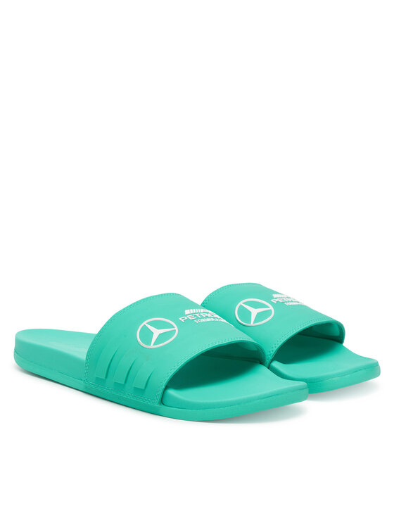 adidas adidas Natikače Mercedes - AMG Petronas Formula One Team adilette JR1071 Tirkizna