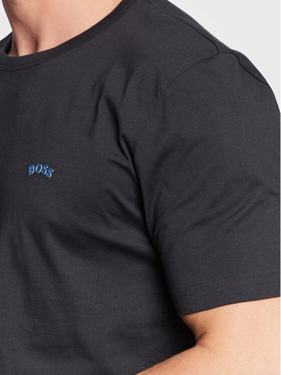 T-shirt Curved 50469062 Blu scuro Regular Fit