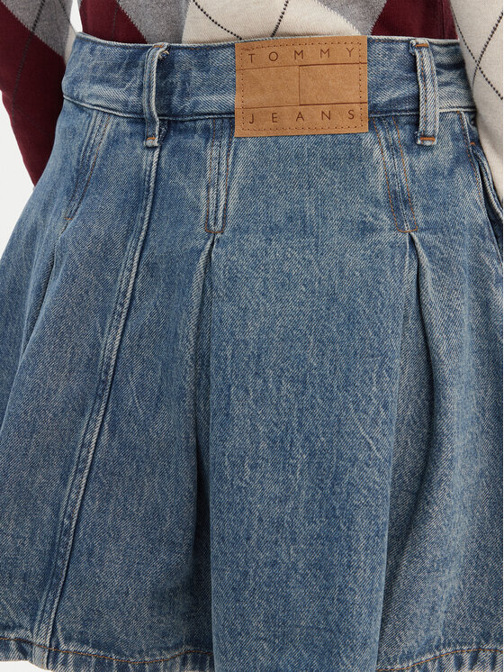 Tommy Jeans Tommy Jeans Jeansrock DW0DW21992 Blau Regular Fit