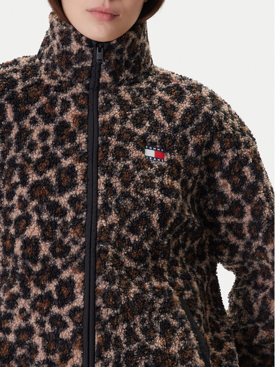 Tommy Jeans Tommy Jeans Fliso džemperis DW0DW21596 Ruda Regular Fit