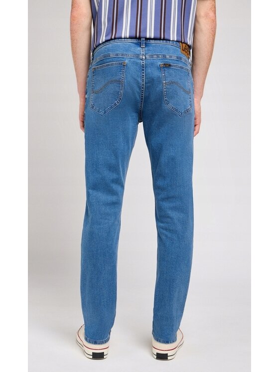 Lee Lee Jeansy Rider Niebieski Slim Fit