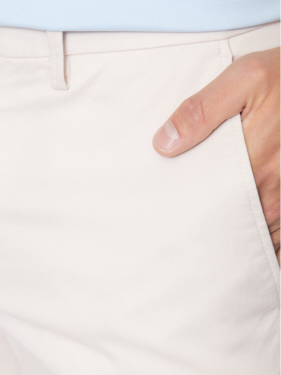 Tommy Hilfiger Tommy Hilfiger Pantaloni chino Bleecker MW0MW26619 Écru Slim Fit