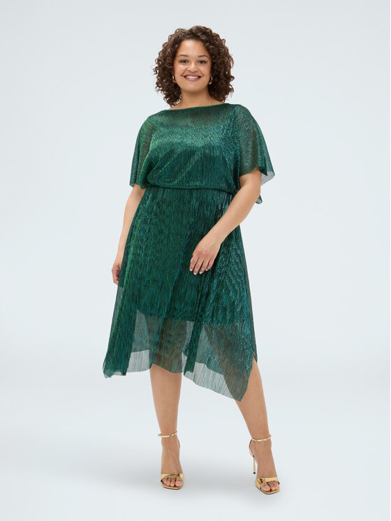 Fiorella Rubino Fiorella Rubino Sukienka wieczorowa 7019T001865N034 Zielony Regular Fit