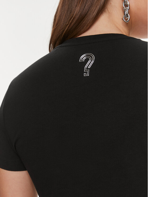 Guess Guess Majica Bold W4RI29 J1314 Črna Slim Fit