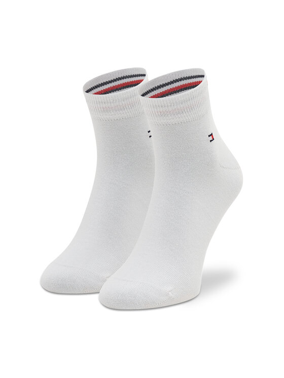 Tommy Hilfiger Tommy Hilfiger Krátke ponožky 342025001 Biela