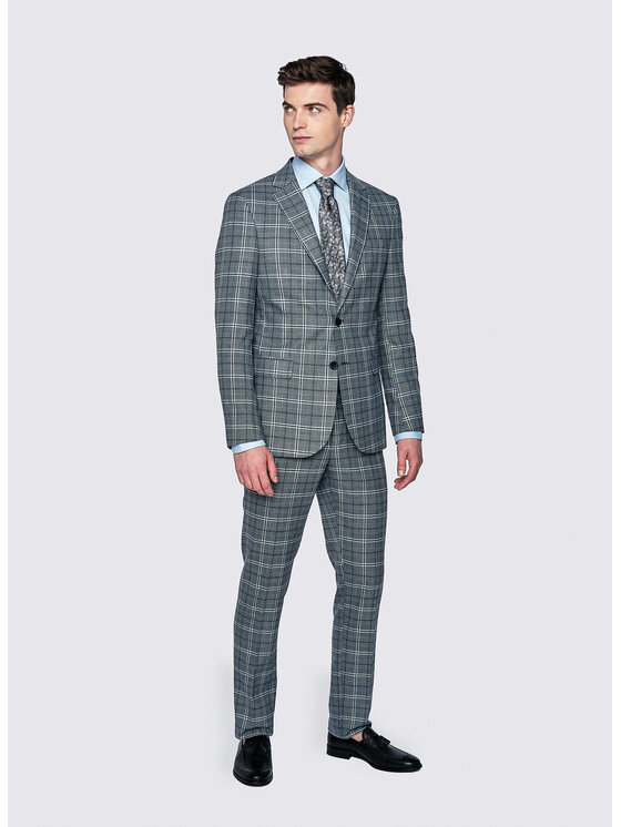 Pako Lorente Pako Lorente Marynarka P23SF-3G-031 Szary Slim Fit