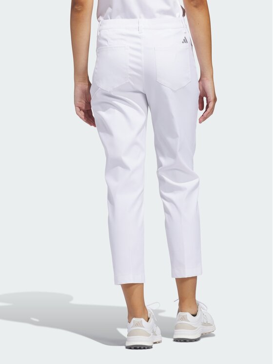 adidas adidas Spodnie materiałowe 162389 Biały Slim Fit