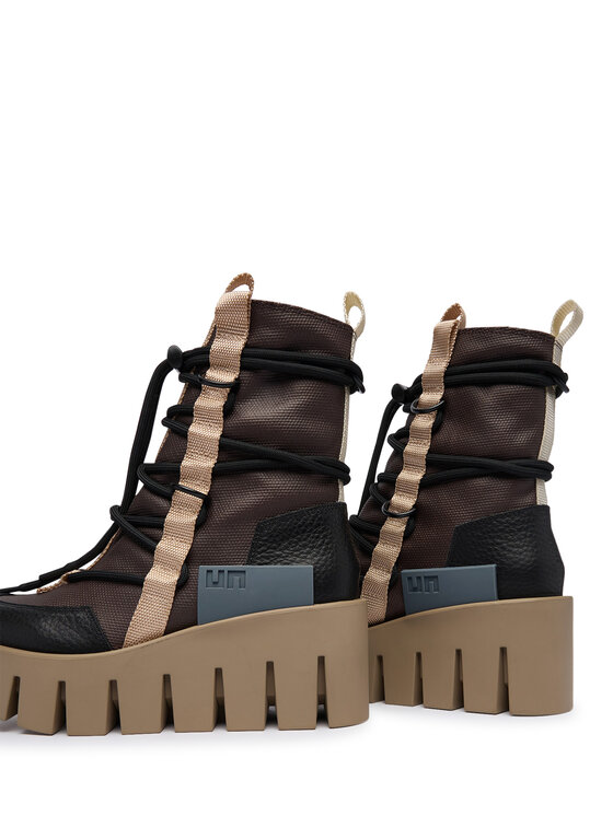 United Nude United Nude Kotníková obuv Grip Desert LO 11034161165 Tmavě hnědá