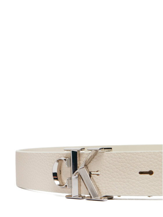 Calvin Klein Calvin Klein Cintura da donna Facet Ck Buckle Pebble LV04F7060G Crema
