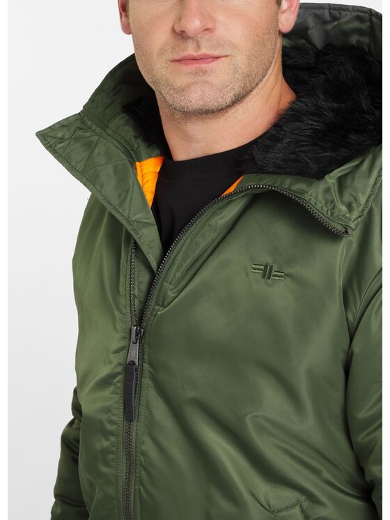 PITBULL PITBULL Kurtka zimowa Encino XXL Zielony Regular Fit