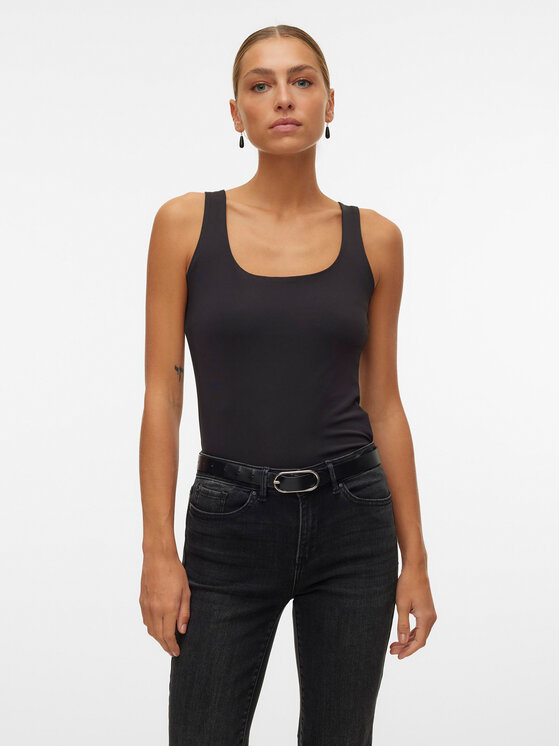 Vero Moda Vero Moda Τοπ Million 10305800 Μαύρο Regular Fit