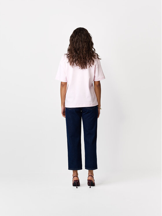 La Mania La Mania Tričko SOLINE Svetloružová Basic Fit