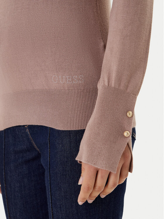 Guess Guess Pulover W2YR30 Z2V62 Rjava Regular Fit