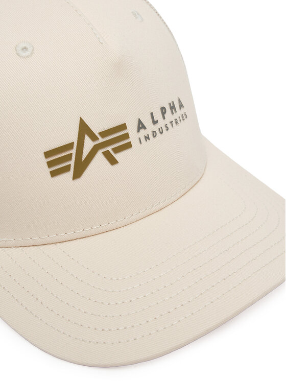Alpha Industries Alpha Industries Kepurė su snapeliu Label 106901 Écru
