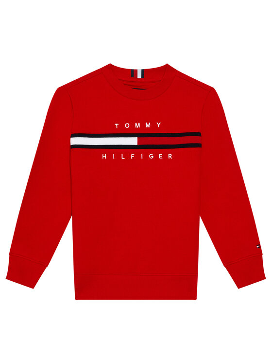 Tommy Hilfiger Sweatshirt Flag Rib Insert KB0KB06568 D Rouge
