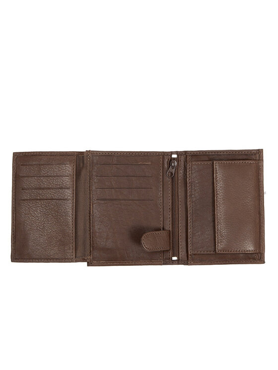 Mustang Mustang Portafoglio MUSTANG Livorno Wallet Tall Marrone