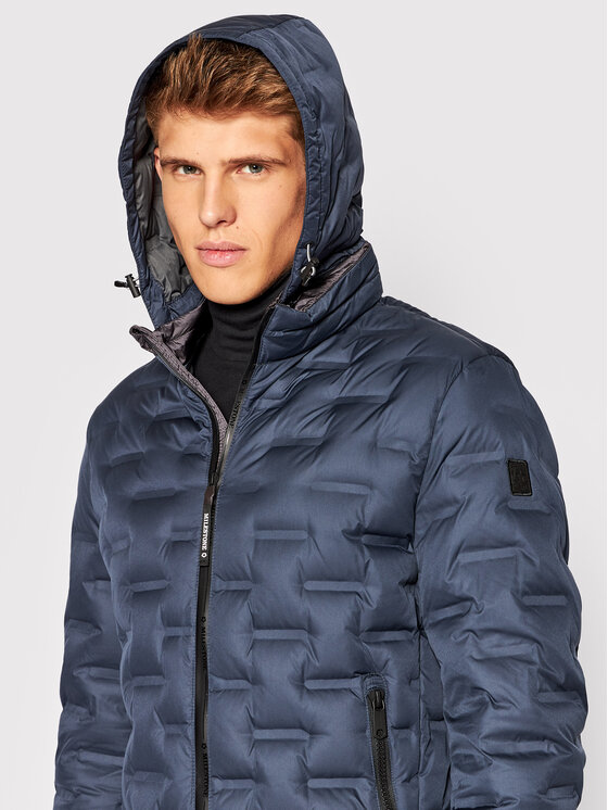 Milestone Milestone Μπουφάν πουπουλένιο Omega 230341 60190 Σκούρο μπλε Regular Fit