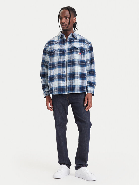 Tommy Jeans Tommy Jeans Преходно яке DM0DM23616 Тъмносин Regular Fit