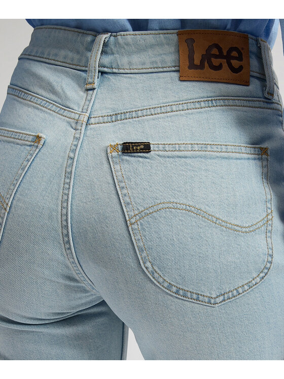 Lee Lee Jeansy 112376631 Niebieski Regular Fit