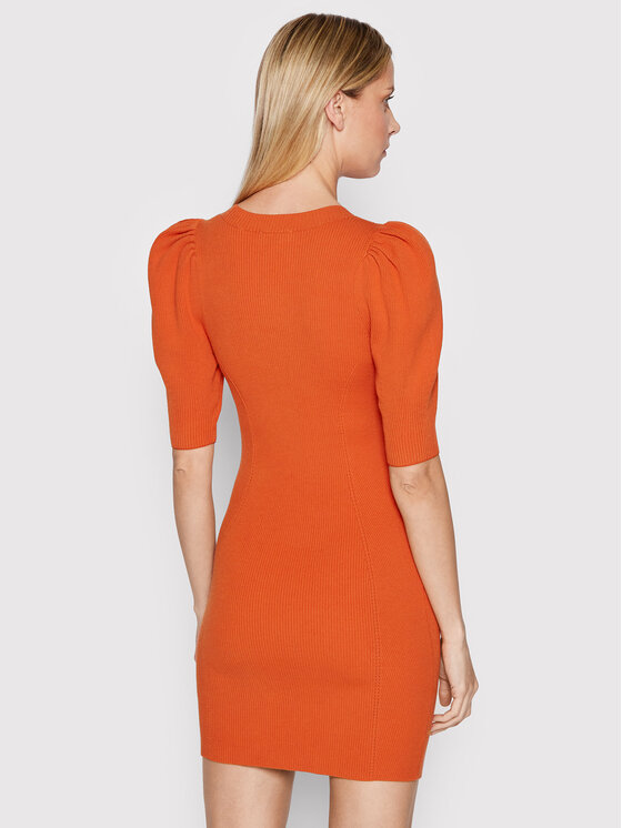 Ted Baker Ted Baker Sukienka dzianinowa Bodycon 255616 Pomarańczowy Slim Fit