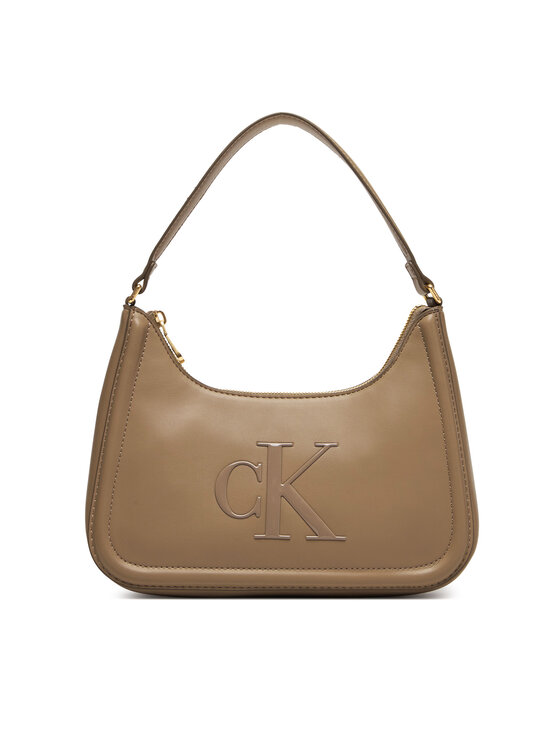 Calvin Klein Calvin Klein Geantă Bold Ck Small Shoulder Bag LV04F3230G Bej