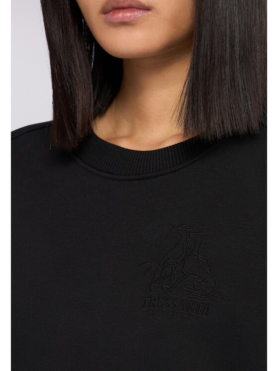 Trussardi Trussardi Felpa G8426000199N033 Nero Regular Fit