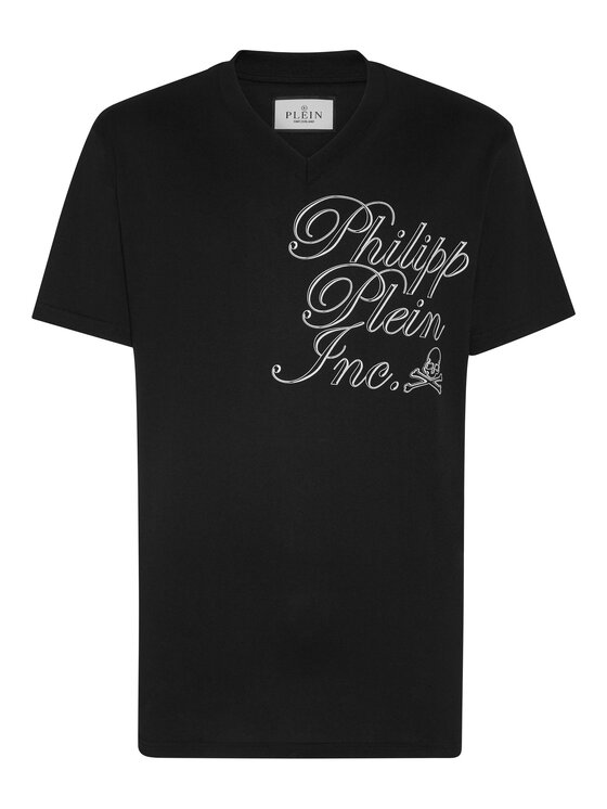 PHILIPP PLEIN PHILIPP PLEIN T-Shirt 9929 Czarny Regular Fit