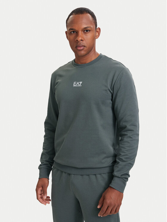 EA7 Emporio Armani EA7 Emporio Armani Mikina 8NPM30 PJVRZ U8085 Sivá Regular Fit