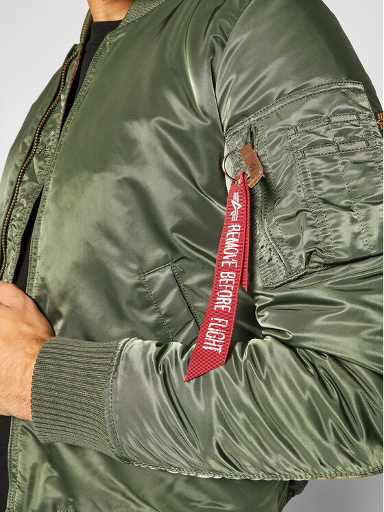 Alpha Industries Alpha Industries Bomber bunda Ma-1 Vt 59 191118 Zelená Regular Fit