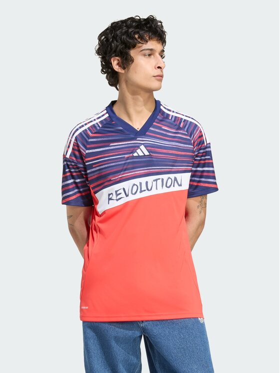 adidas adidas Koszulka techniczna New England Revolution Pomarańczowy Slim Fit