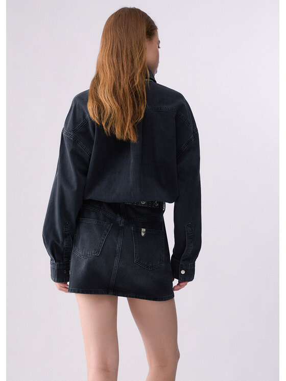 Liu Jo Liu Jo Vestito di jeans UF6185D037087526 Nero Regular Fit