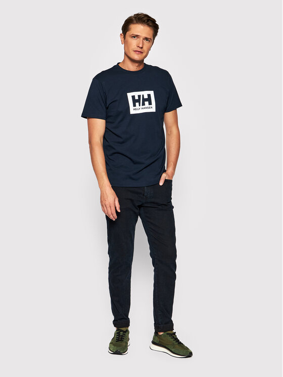 Helly Hansen Helly Hansen T-shirt Box 53285 Tamnoplava Regular Fit
