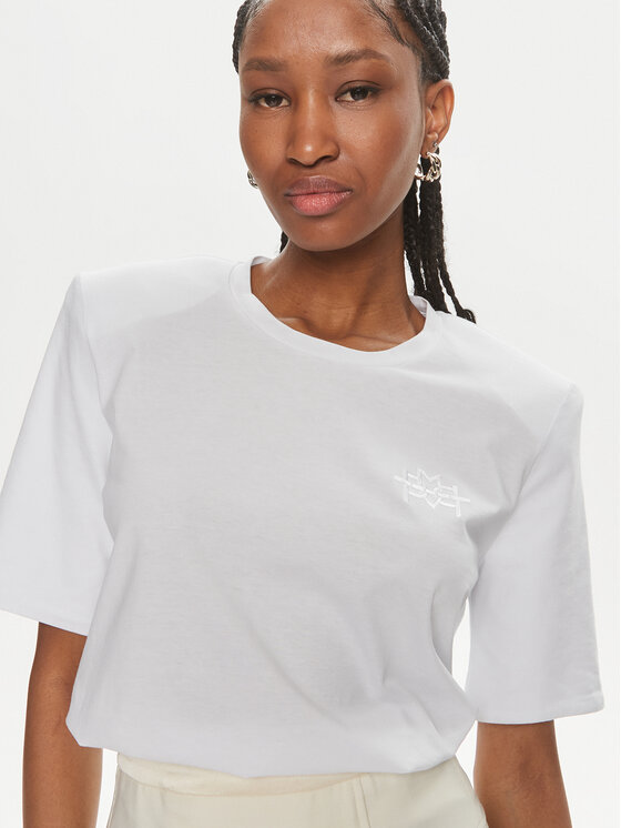 MVP Wardrobe MVP Wardrobe T-Shirt MVPE4TS147.0JE0081 Bílá Classic Fit