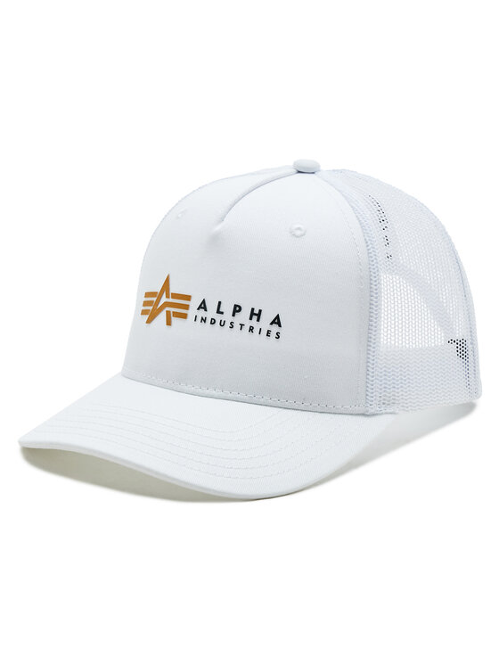 Șapcă Alpha Industries Label 106901 Alb