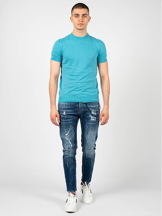 Xagon Xagon T-shirt P23 081K 1200K Blu Regular Fit