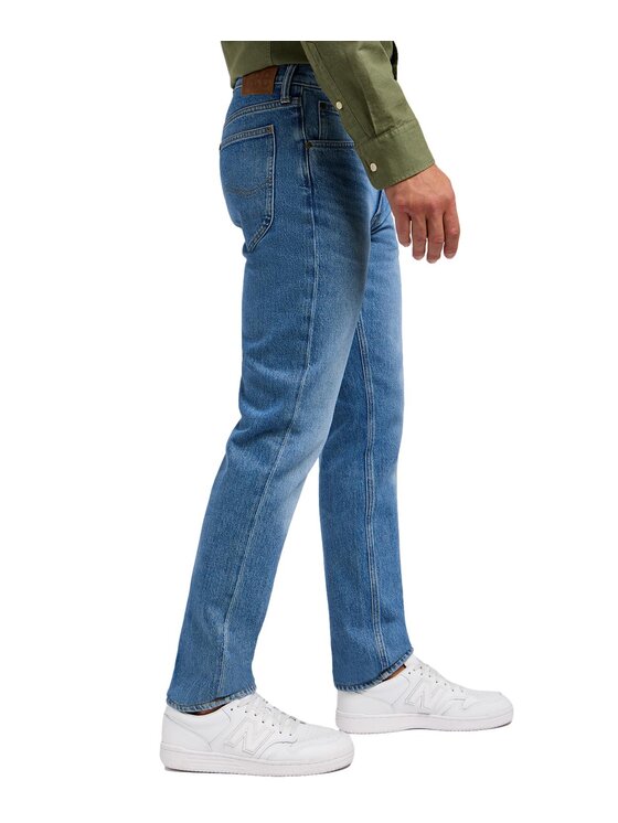 Lee Lee Jeansy 112349214 Niebieski Regular Fit
